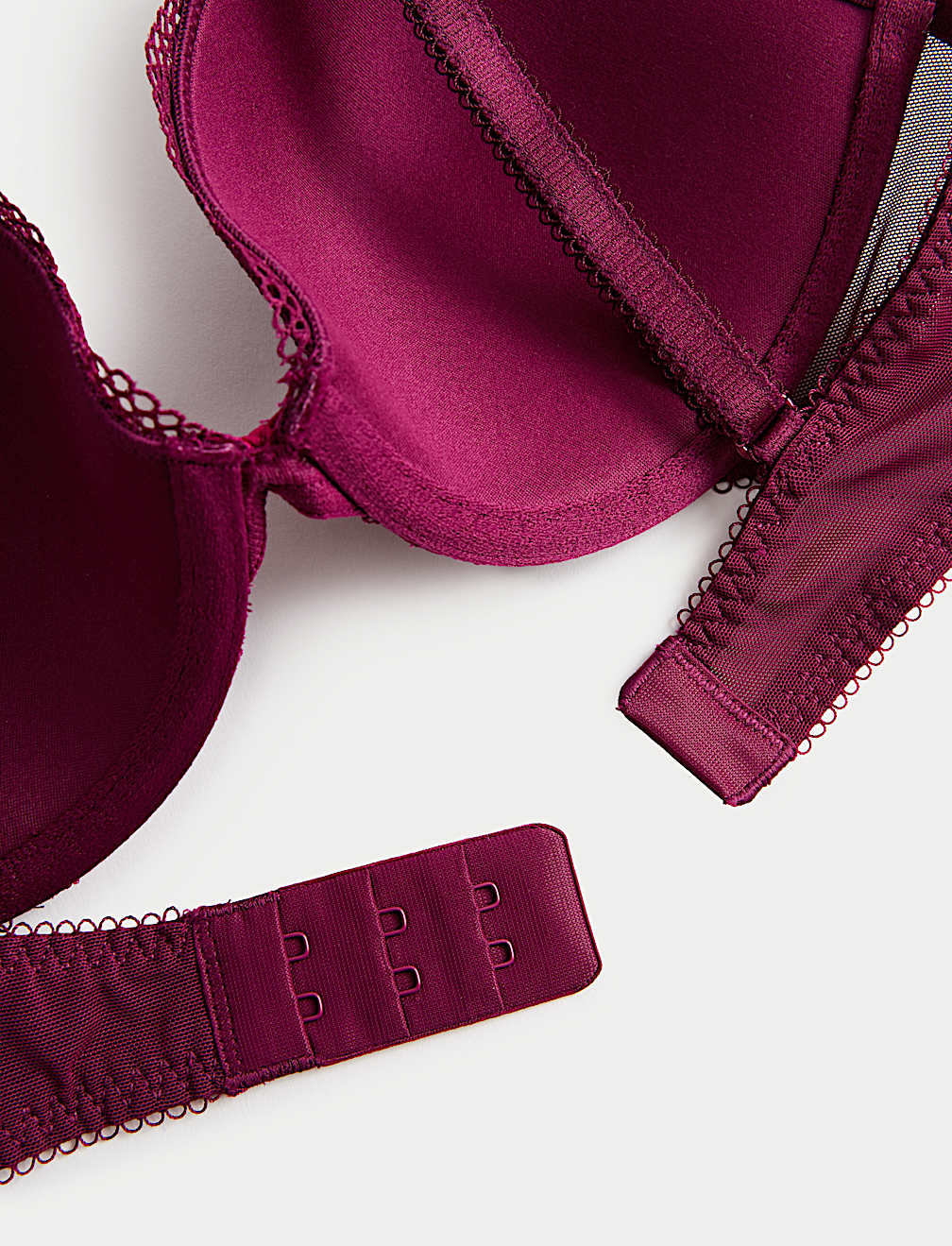 Jasmine Lace Wired Plunge Bra A-E