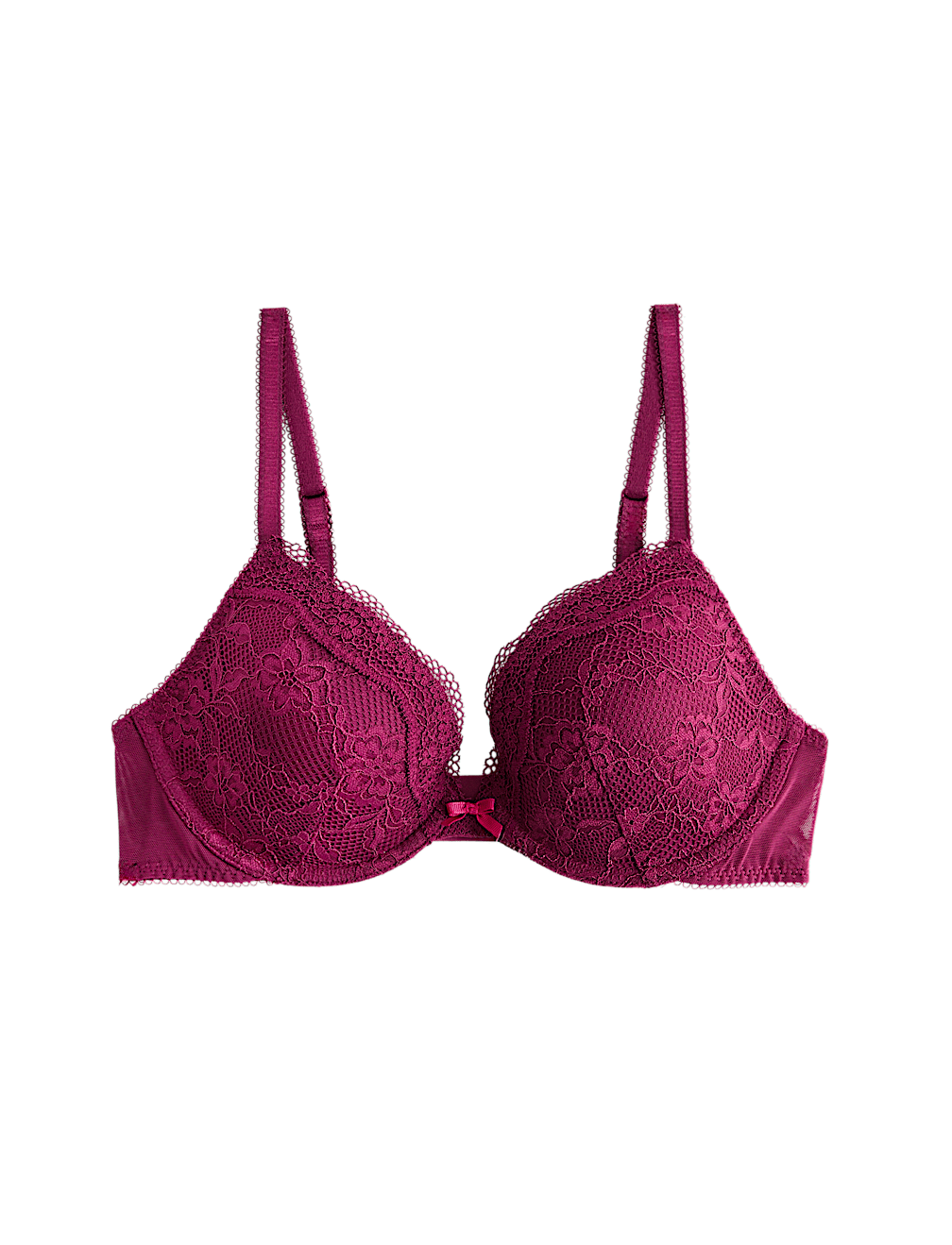 Jasmine Lace Wired Plunge Bra A-E