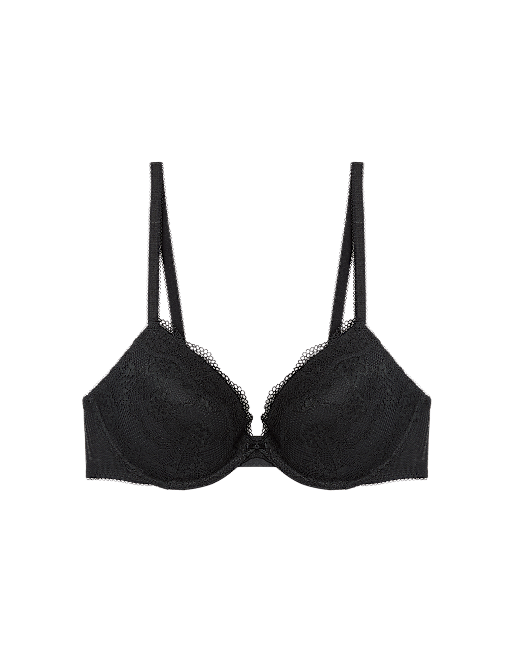 Jasmine Lace Wired Plunge Bra A-E