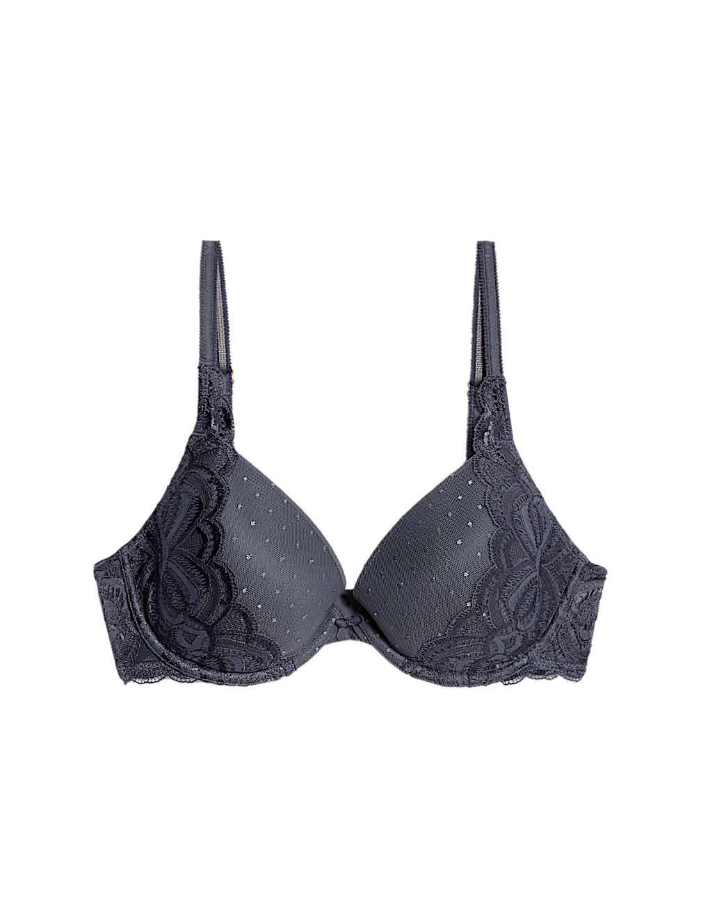 Amelia Lace Wired Plunge Bra (A-E)