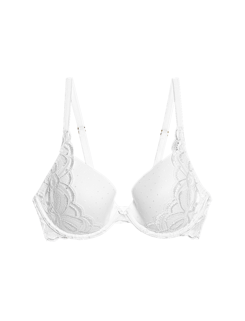 Amelia Lace Wired Plunge Bra (A-E)