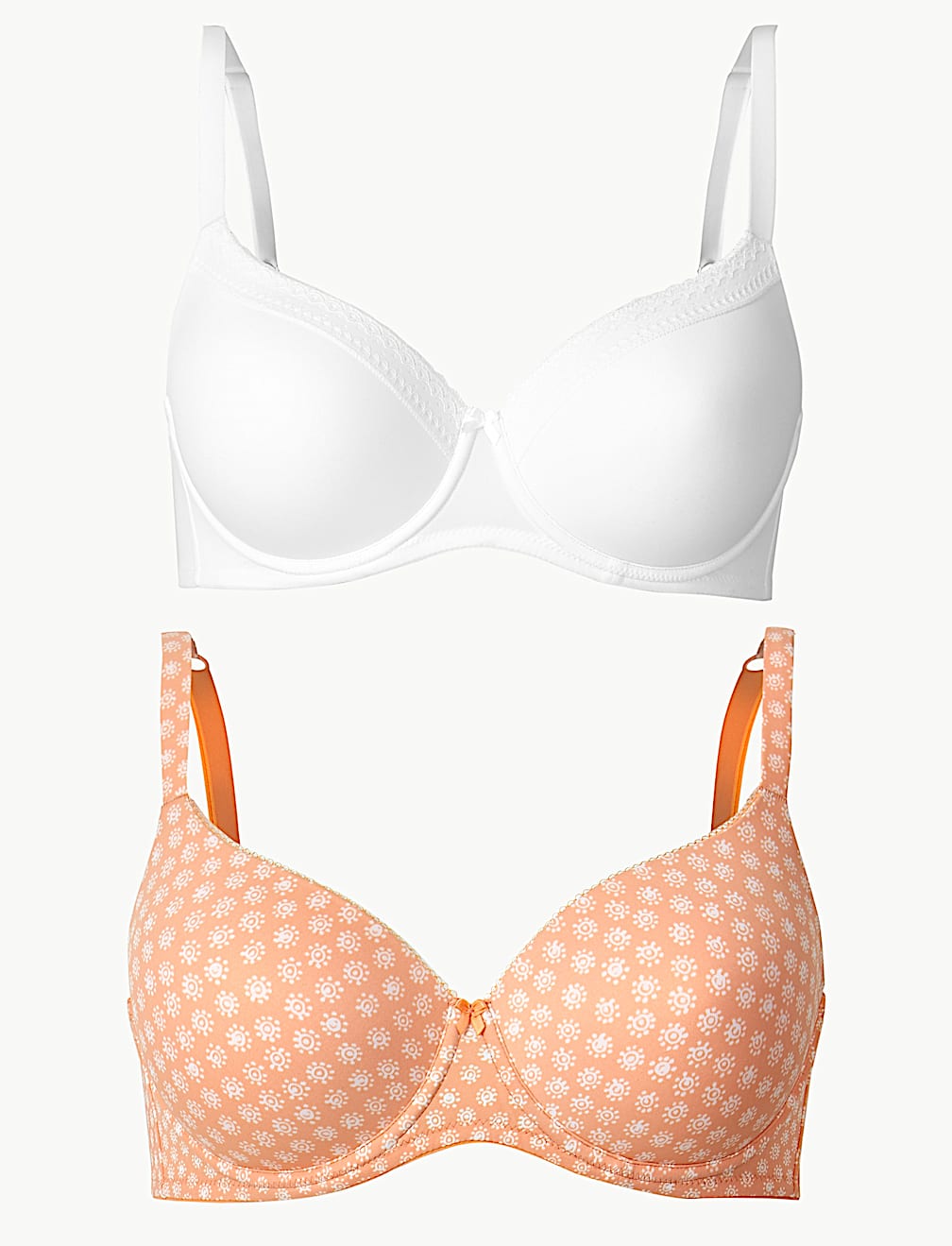 2pk Full Cup T-Shirt Bras A-DD