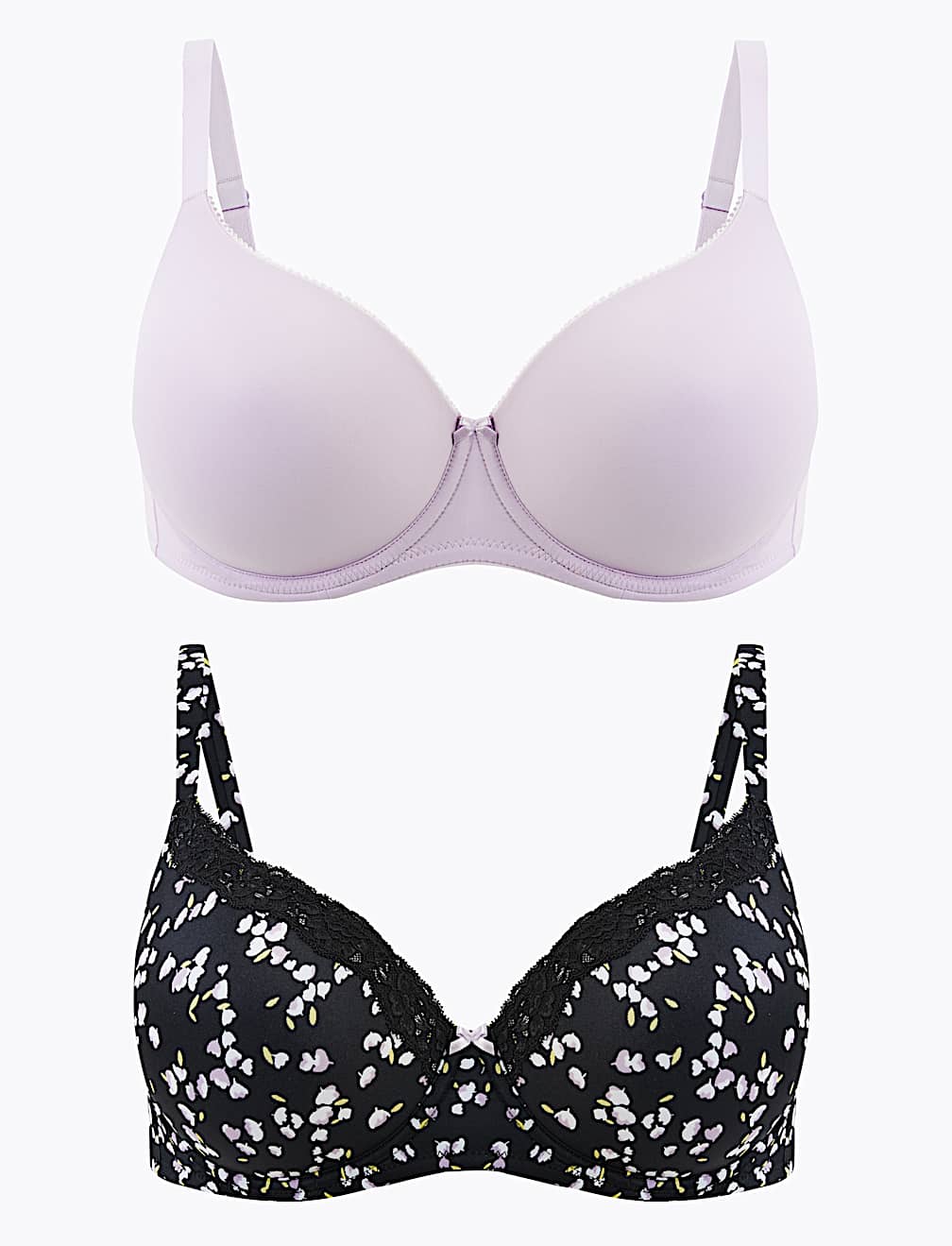 2pk Full Cup T-Shirt Bras A-DD