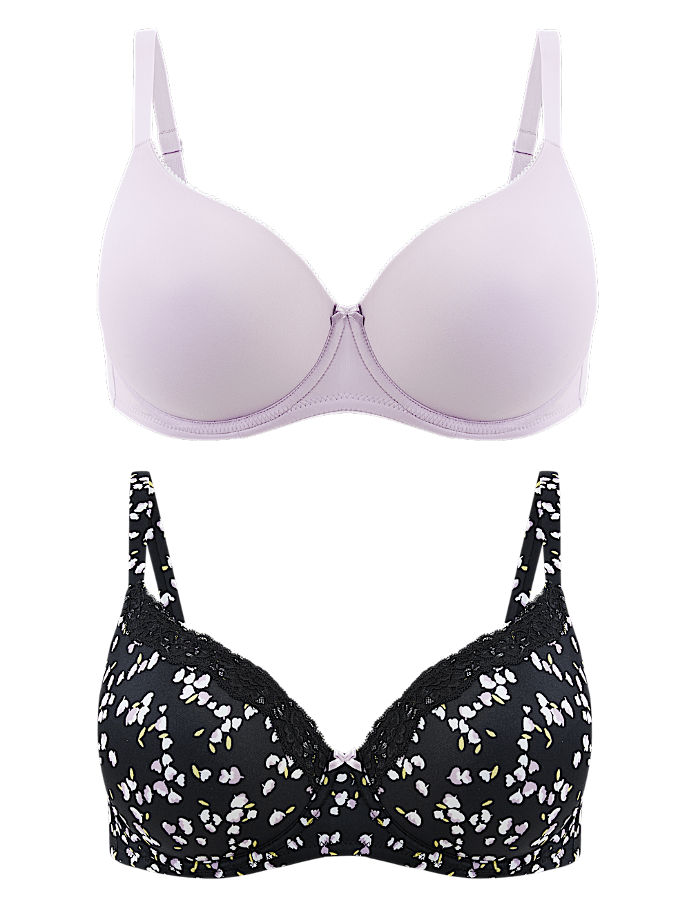 2pk Full Cup T-Shirt Bras A-DD