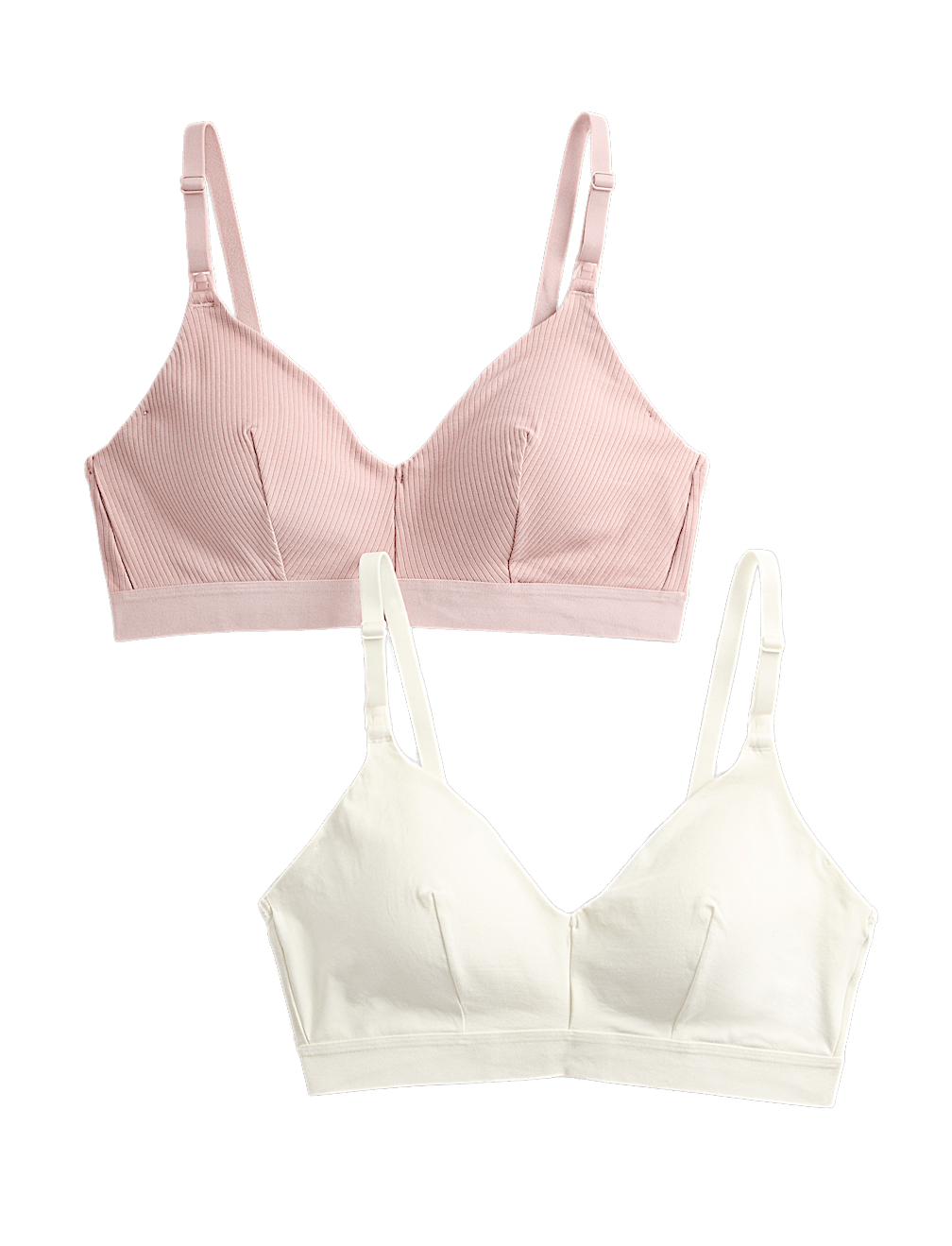 2pk Non Wired Nursing Bras A-D