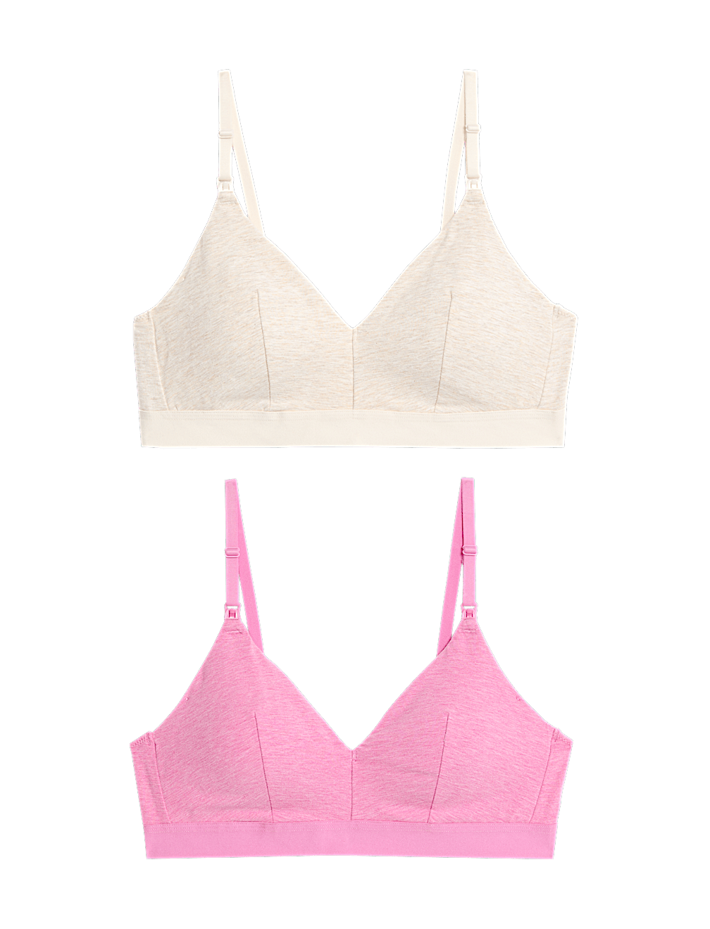 2pk Non Wired Nursing Bras A-D