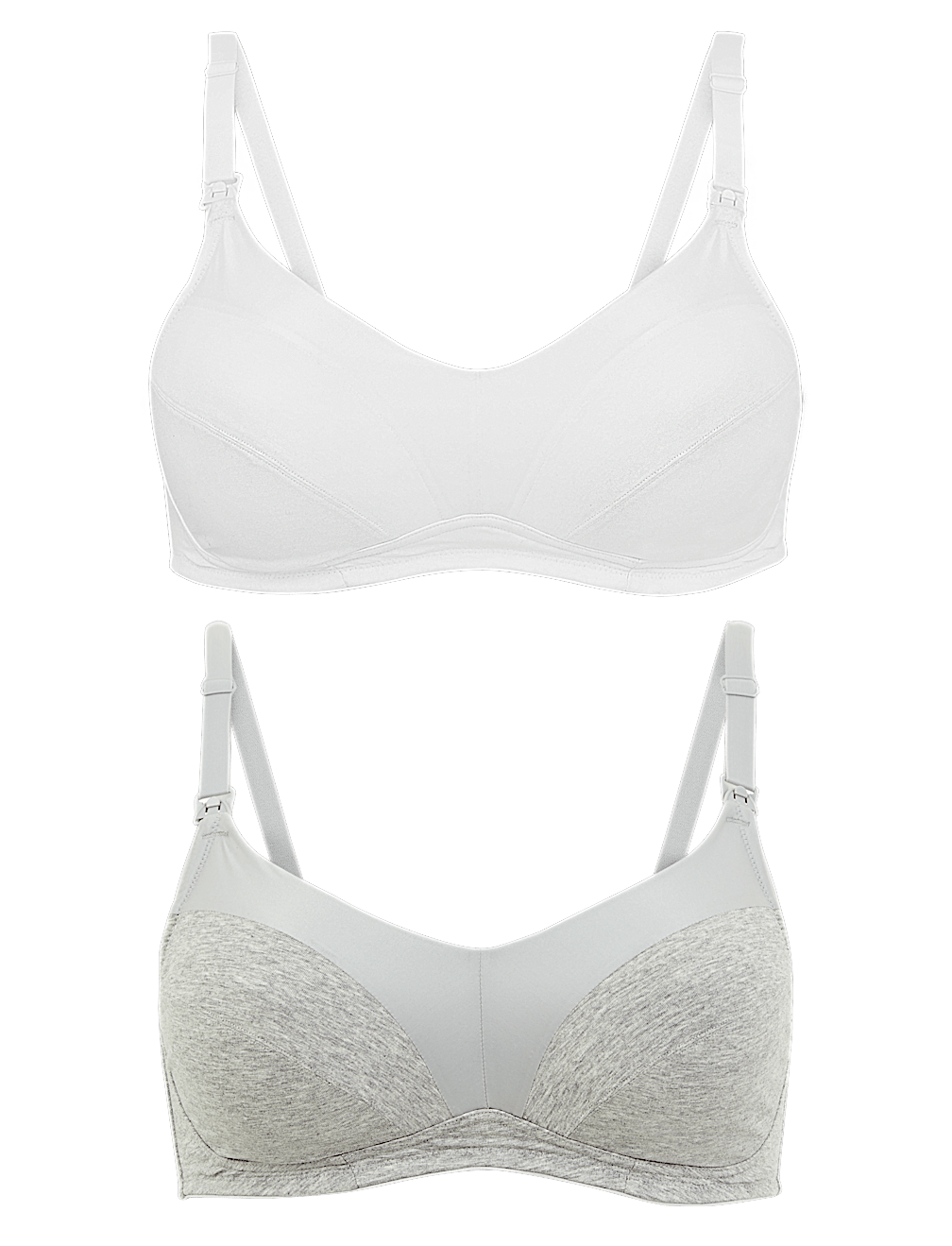 2pk Full Cup Nursing Bras B-G