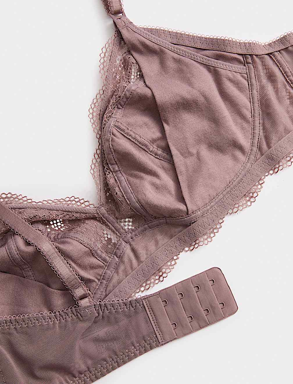 Jasmine Lace Non Wired Maternity Nursing Bra B-H