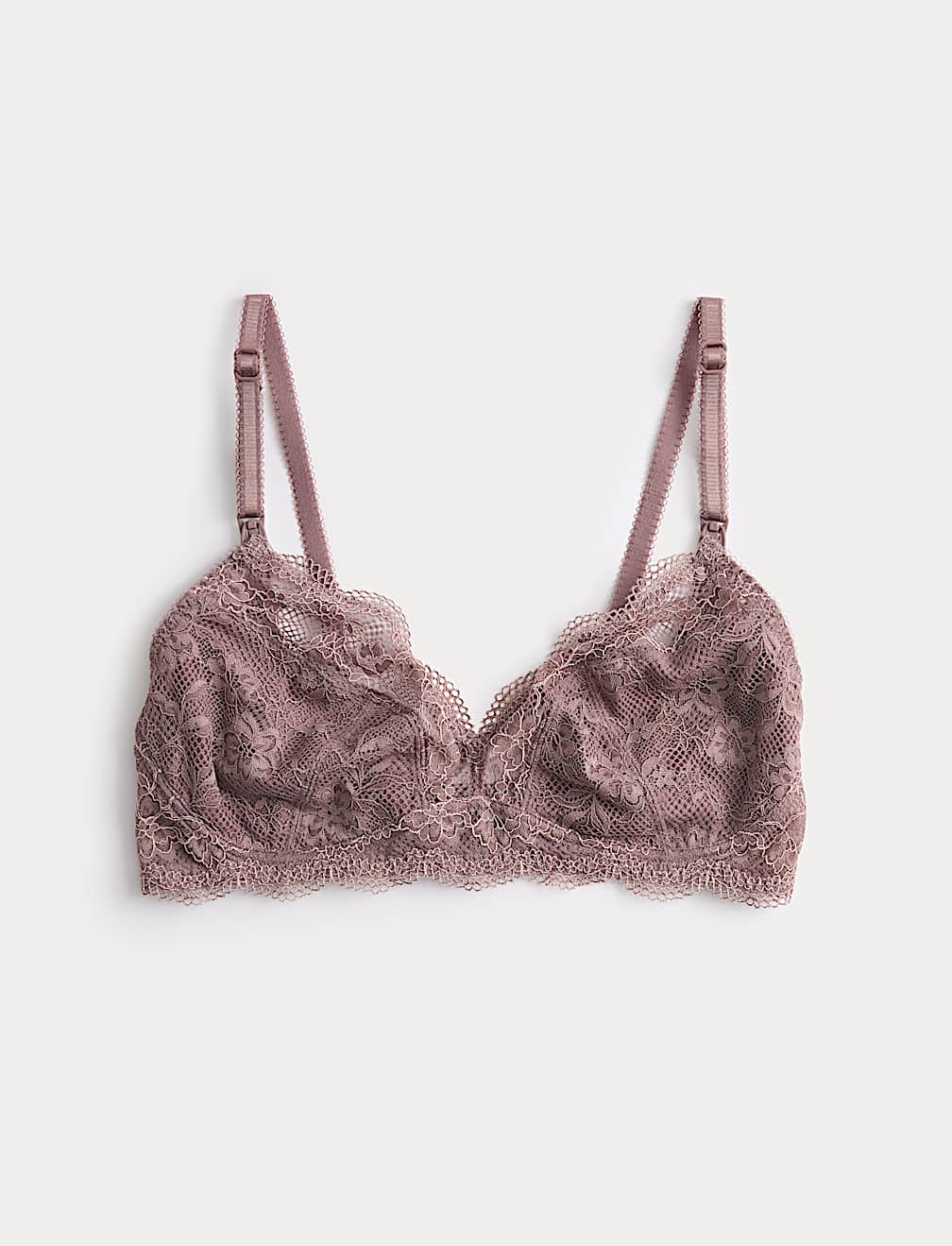 Jasmine Lace Non Wired Maternity Nursing Bra B-H