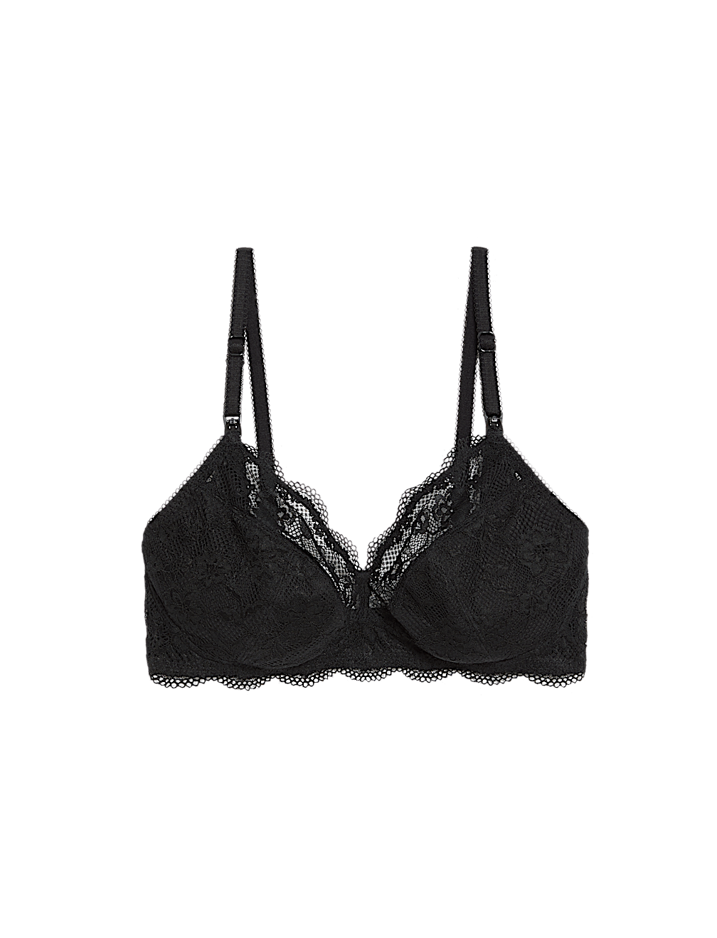 Jasmine Lace Non Wired Maternity Nursing Bra B-H