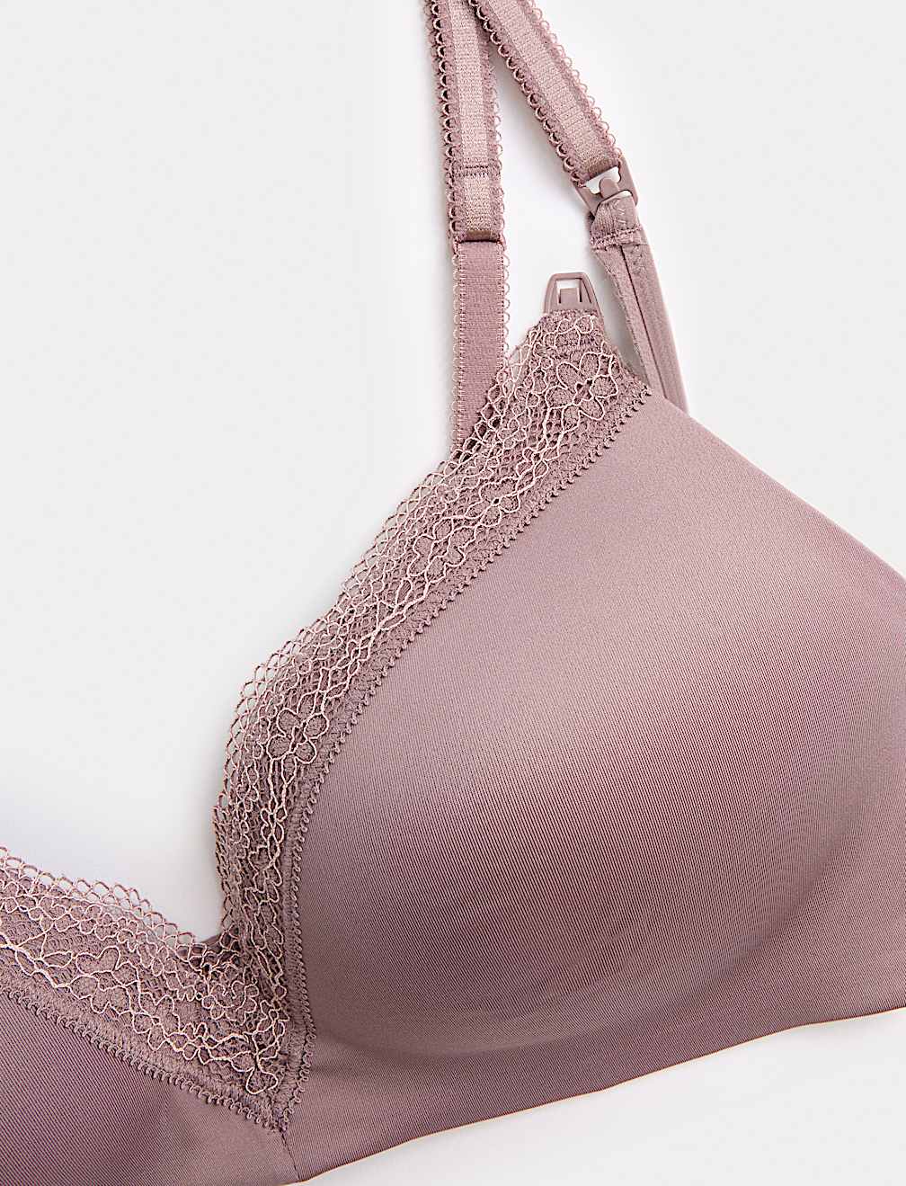 2pk Jasmine Lace Trim Maternity Nursing Bra B-G