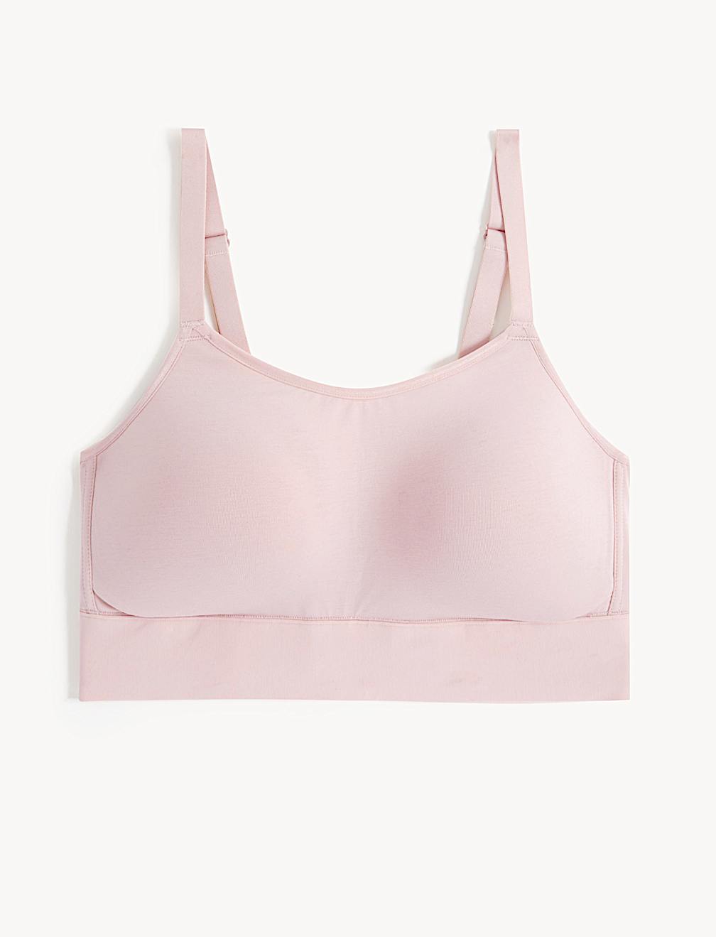 Cotton Rich Non-Wired Post Surgery Cami Bra A-H
