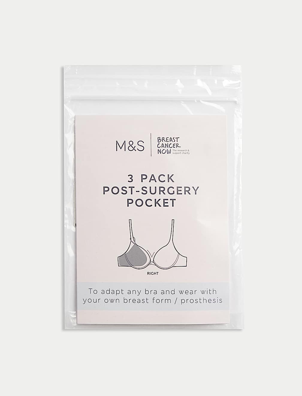 3pk Post Surgery Pockets (Right)