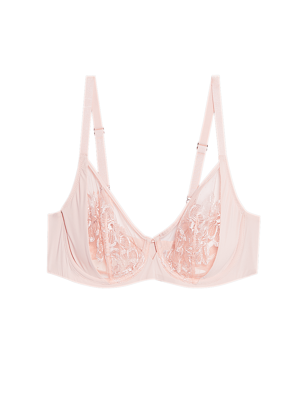 Embrace Embroidered Wired Full Cup Bra A-E