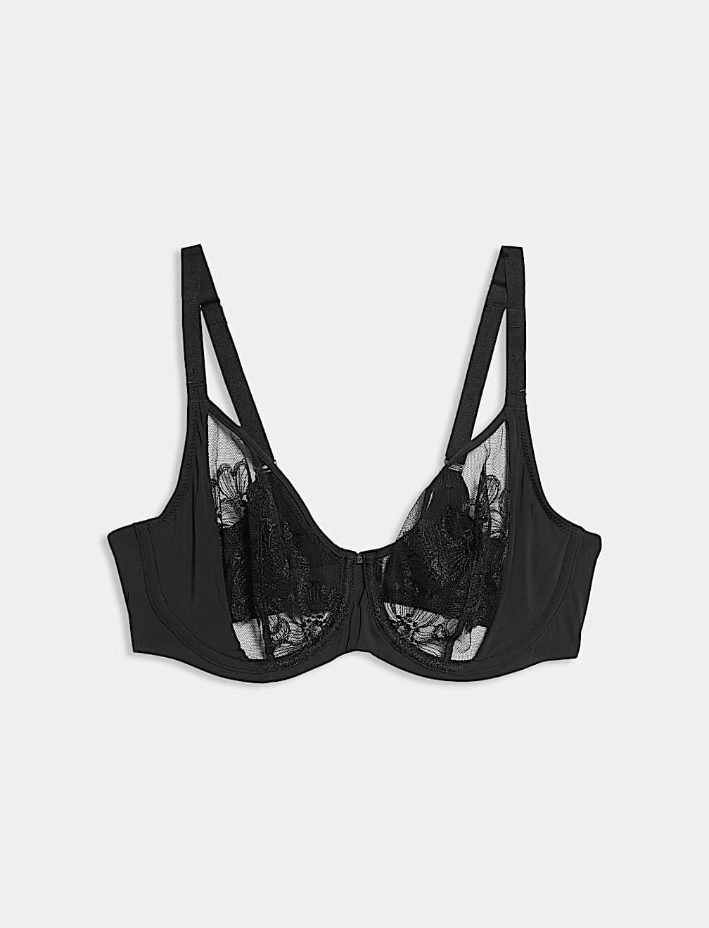 Embrace Embroidered Wired Full Cup Bra A-E