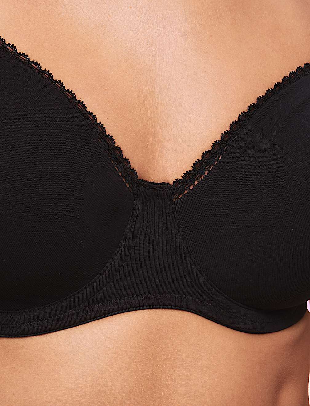 3pk Cotton Rich Wired Full Cup Bra A-E