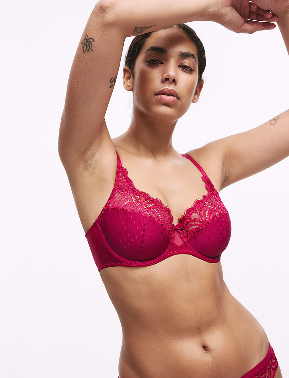 Amelia Lace Wired Full Cup Bra (A-E)