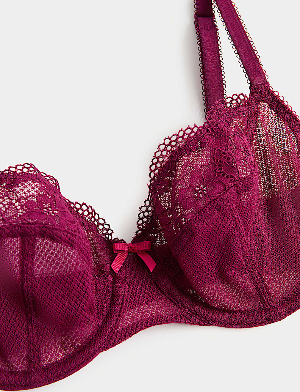 Jasmine Lace Wired Balcony Bra A-E