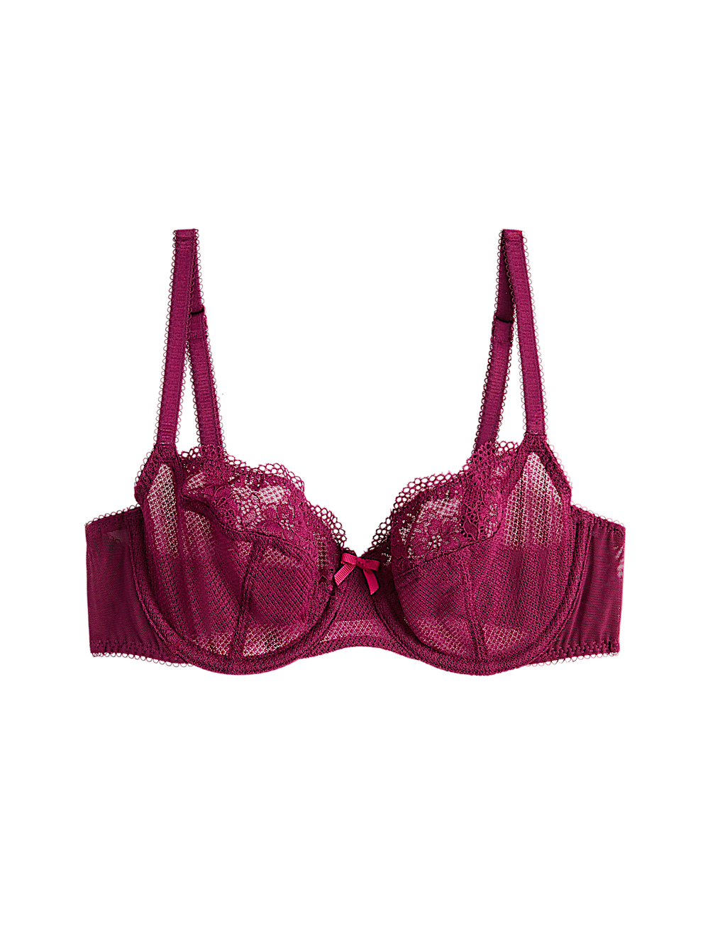 Jasmine Lace Wired Balcony Bra A-E