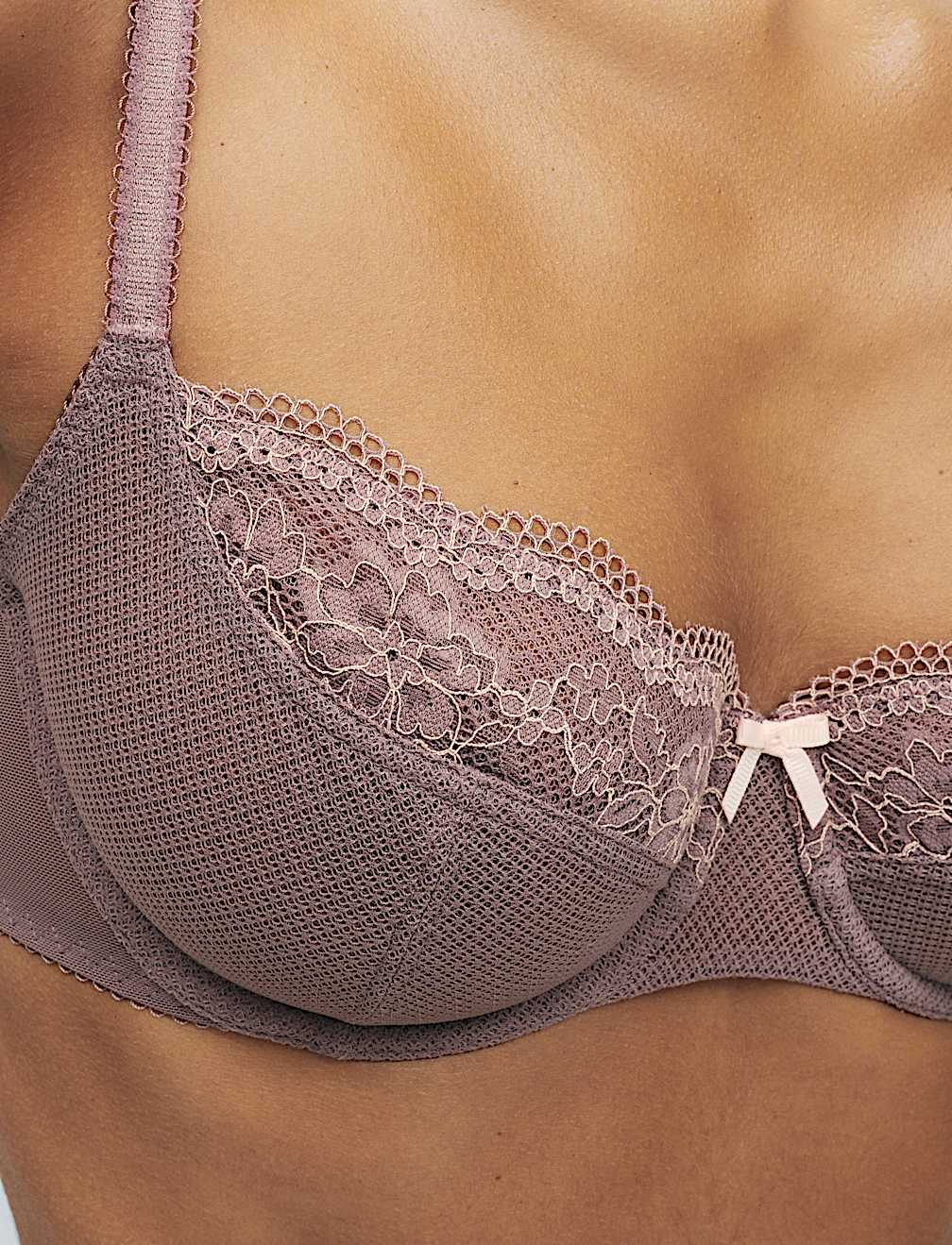 Jasmine Lace Wired Balcony Bra A-E