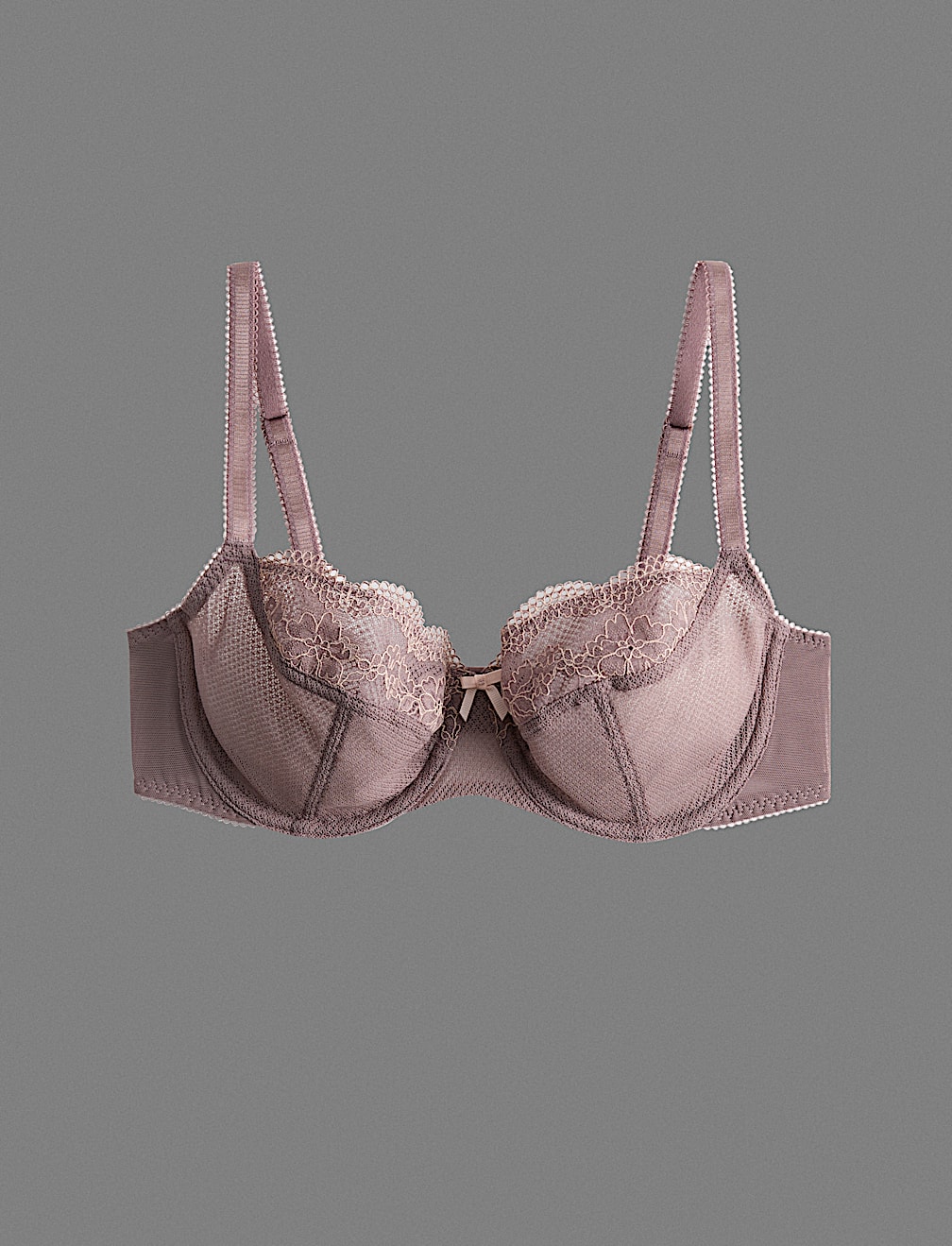 Jasmine Lace Wired Balcony Bra A-E