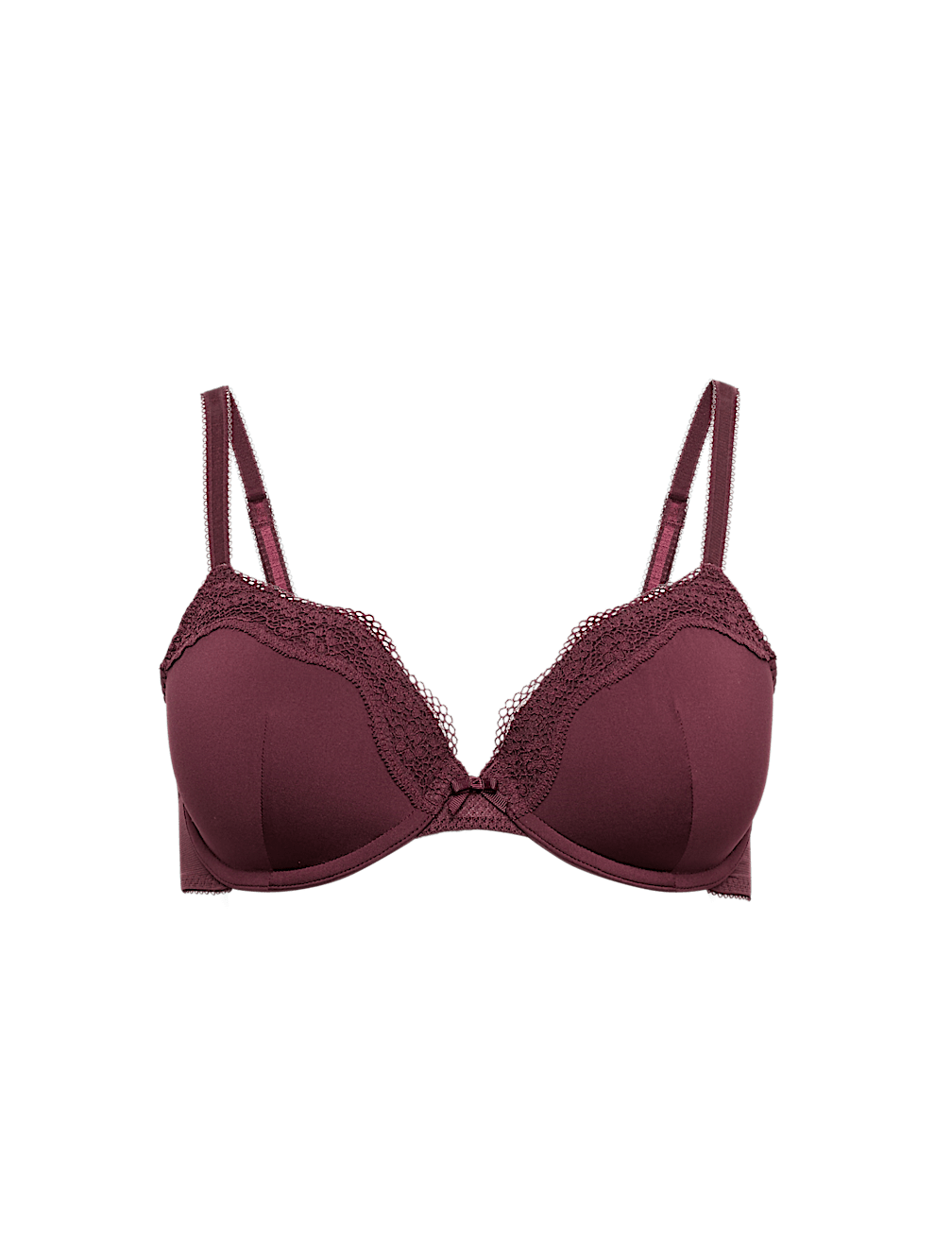 Jasmine Lace Wired Demi Cup Bra (A-E)