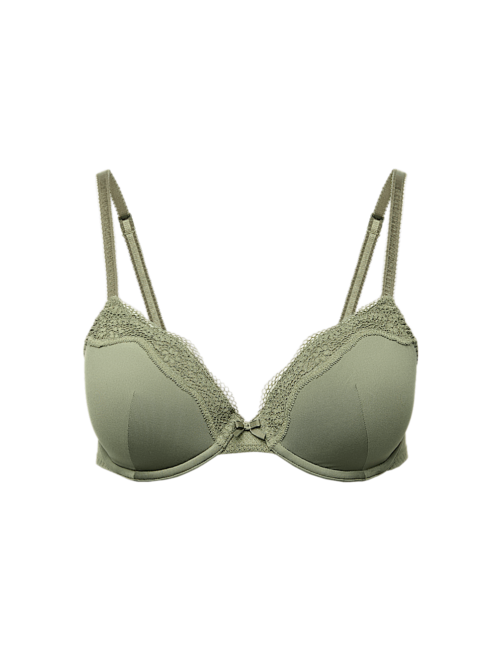 Jasmine Lace Wired Demi Cup Bra (A-E)