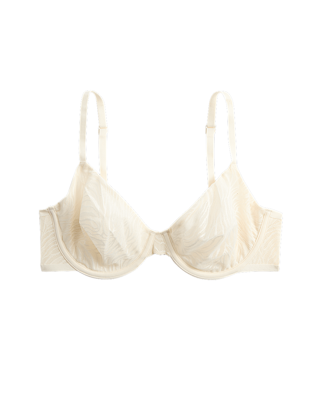 Body Lace Wired Demi Cup Bra A-E