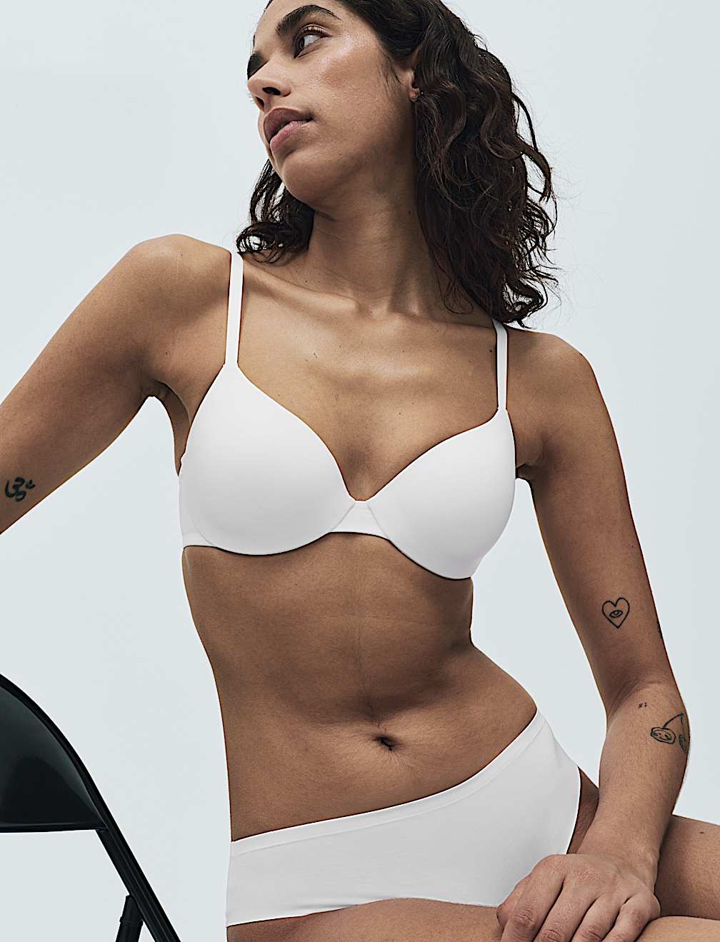 Body Invisibles&trade; Padded Wired Demi Cup Bra A&ndash;E