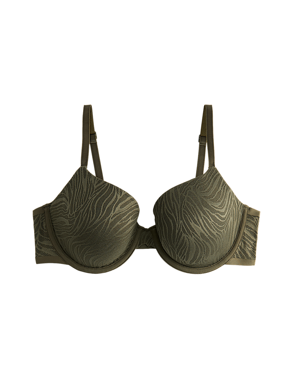 Body Lace Wired Demi Cup Bra A-E