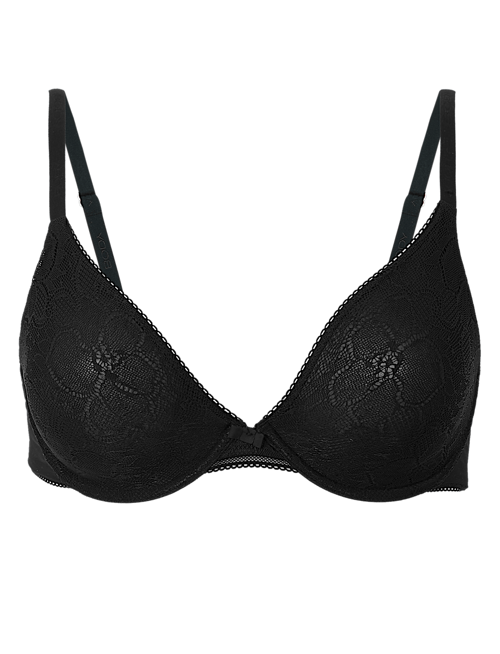 Body Lace Non-Padded Plunge Bra B-E