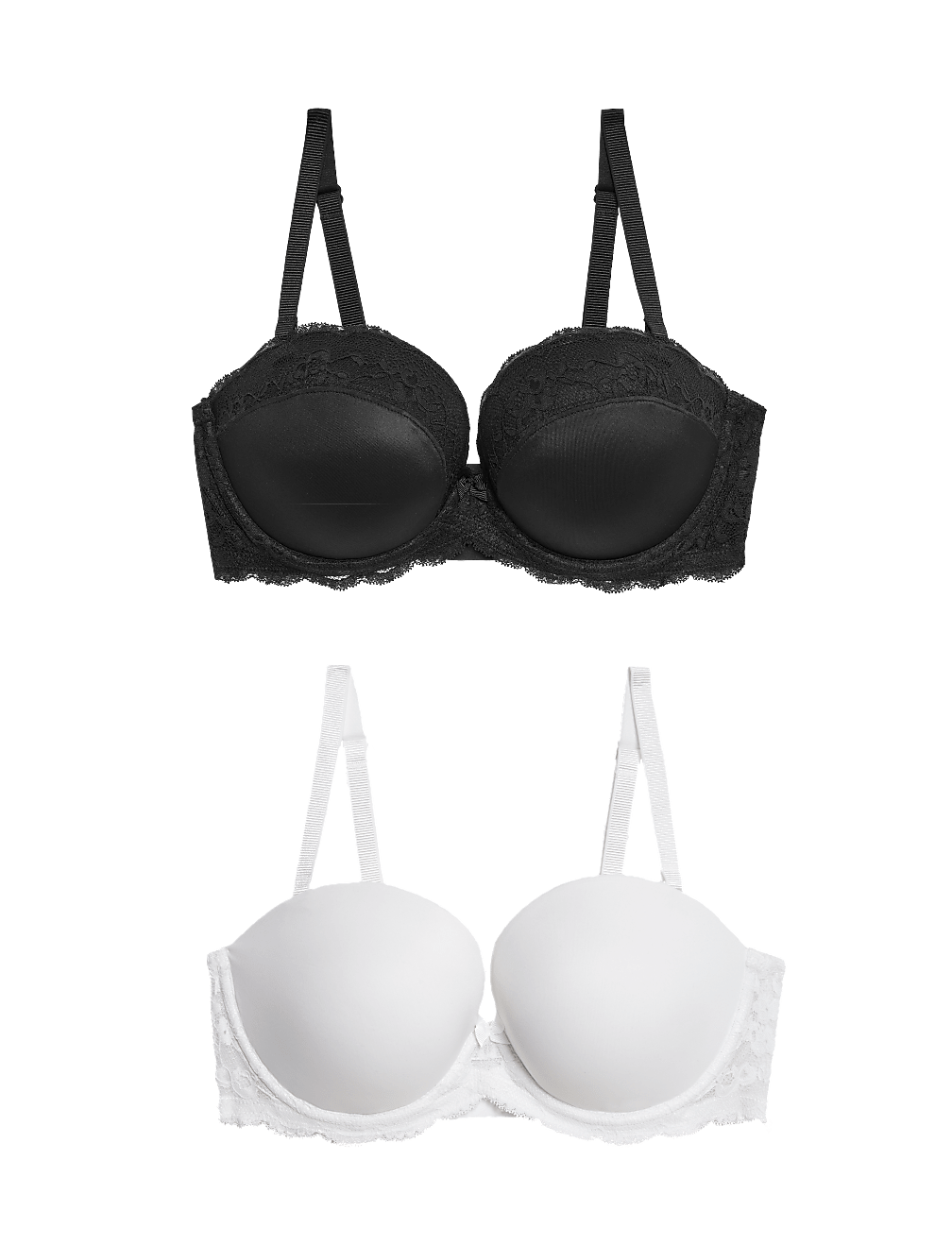 2pk Wired Multiway Push Up Bras A-E