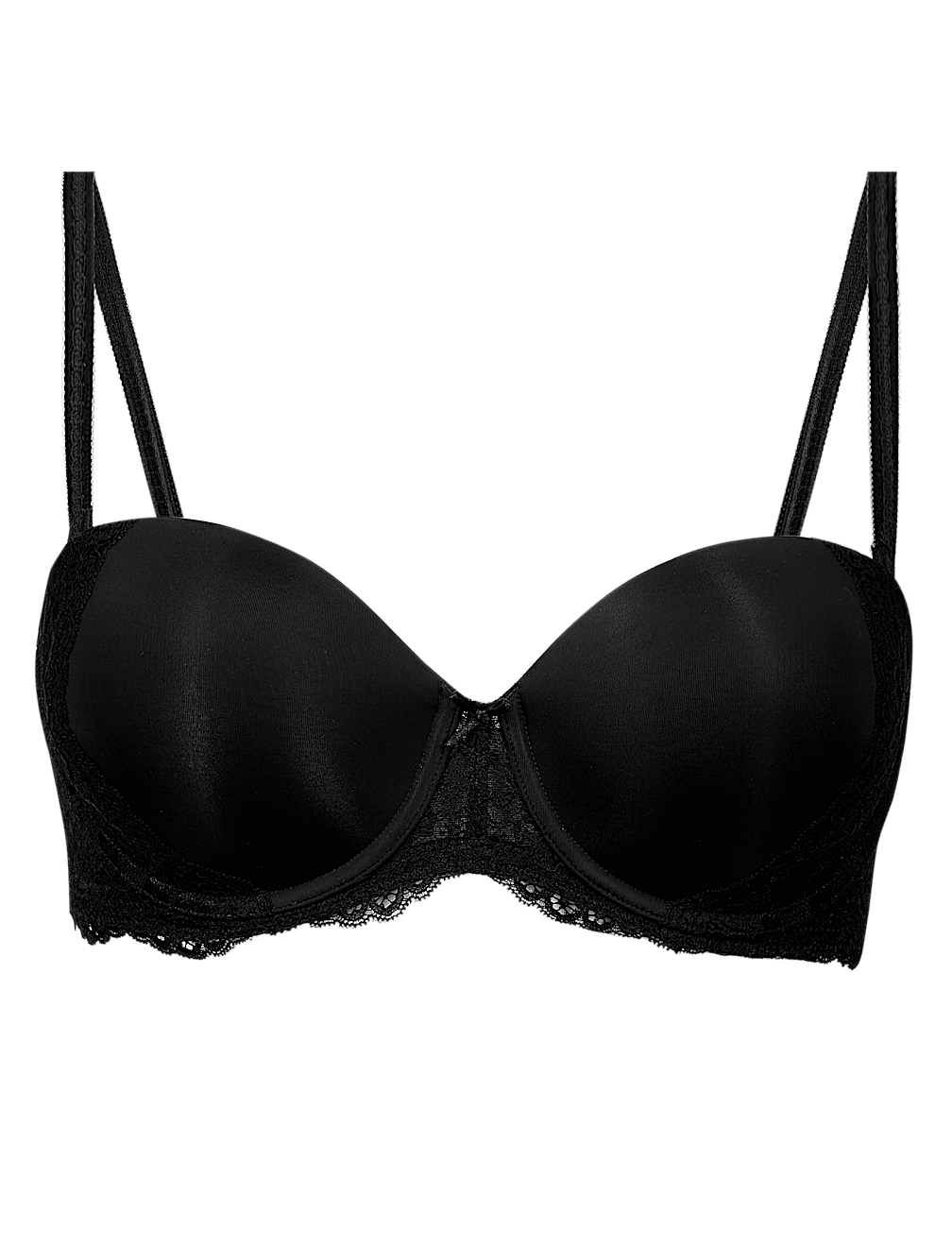 Louisa Lace Padded Strapless Bra A-E