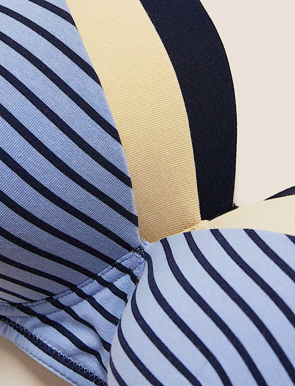 3pk Cotton Non Wired Full Cup T-Shirt Bra A-E