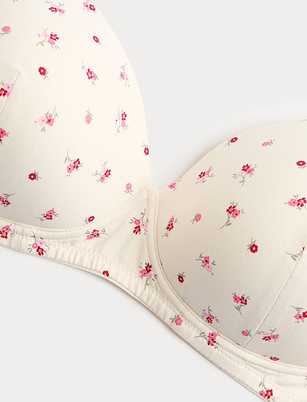 3pk Cotton Non Wired Full Cup T-Shirt Bra A-E