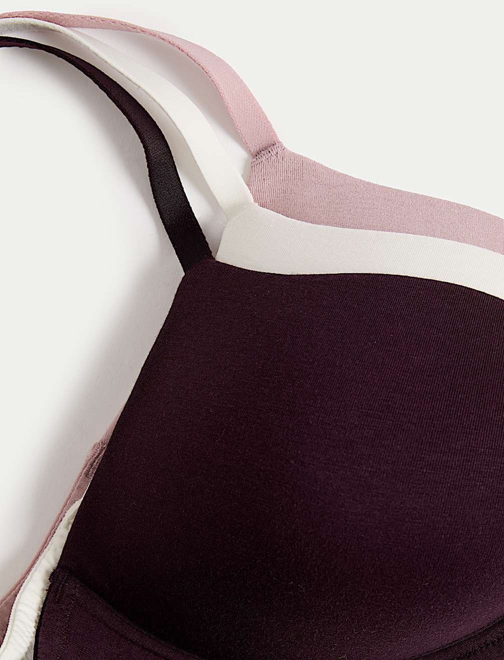 3pk Non Wired T-Shirt Bras A-E