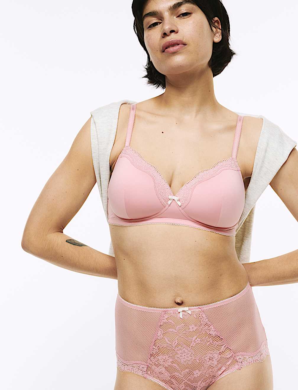 Jasmine Lace Non Wired Full Cup Bra (A-E)