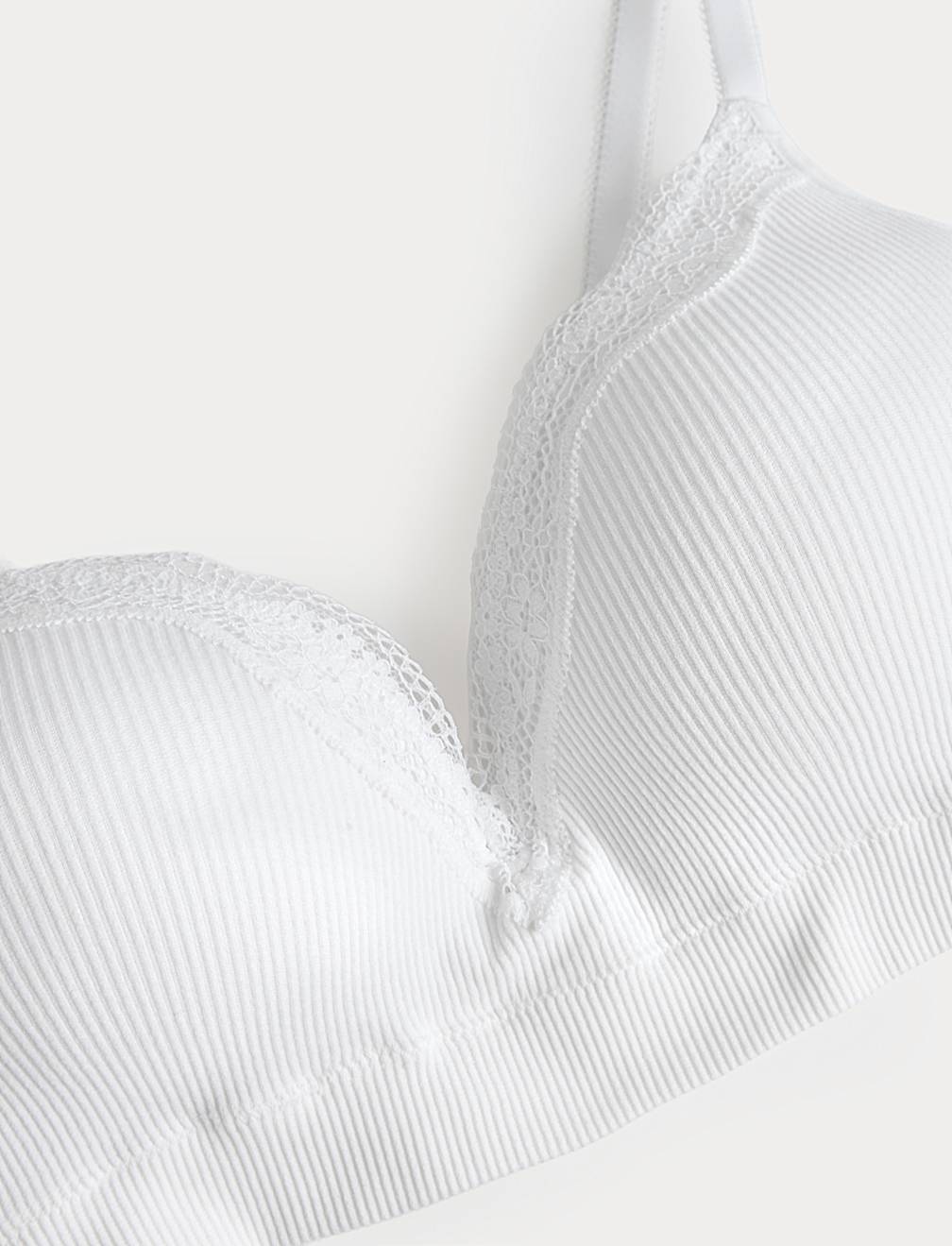 Jasmine Lace Seamfree Non Wired Plunge Bra A-E