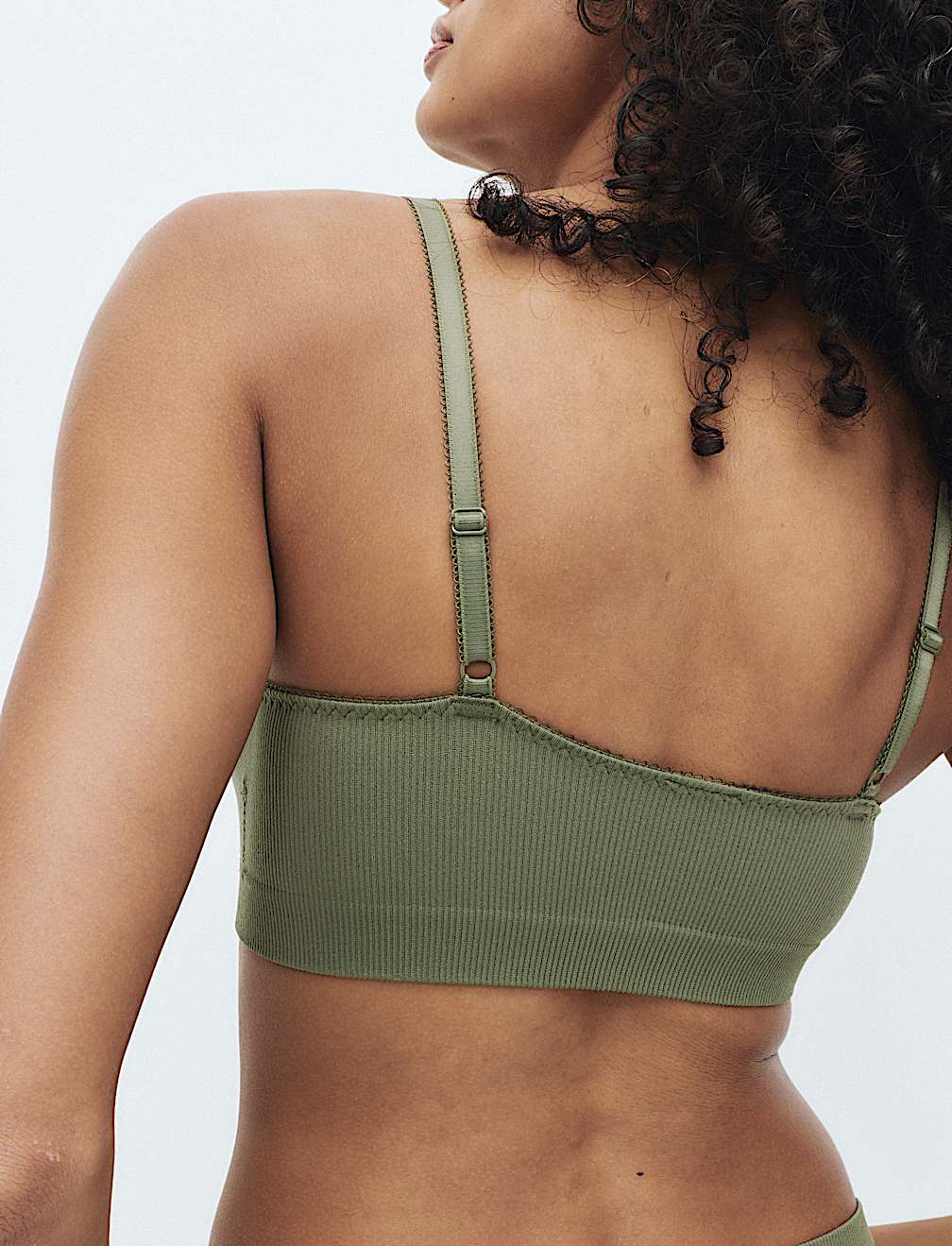 Jasmine Lace Non Wired Seamfree Crop Top