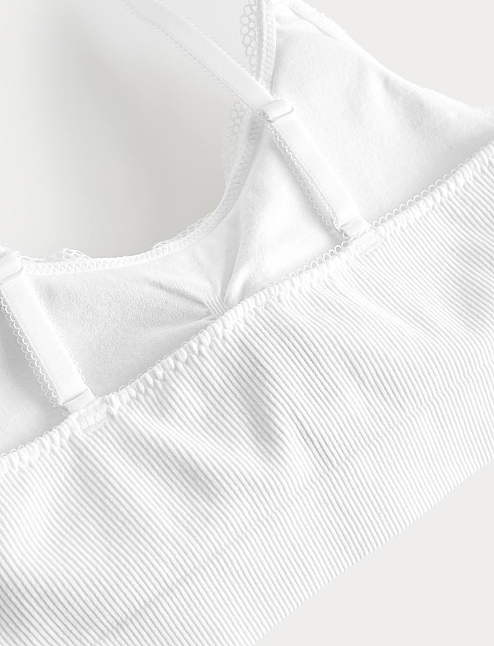 Jasmine Lace Non Wired Seamfree Crop Top