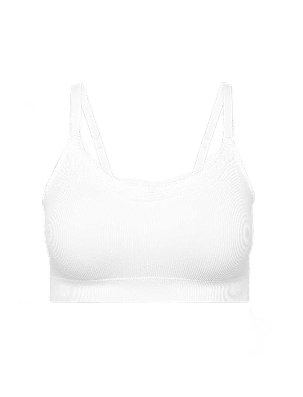 Jasmine Lace Non Wired Seamfree Crop Top