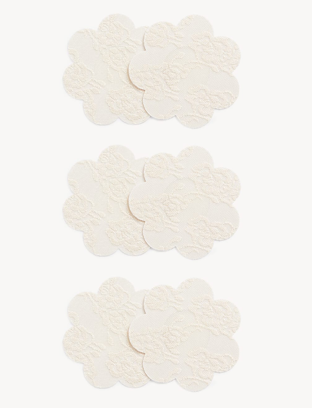 3pk Floral Nipple Covers
