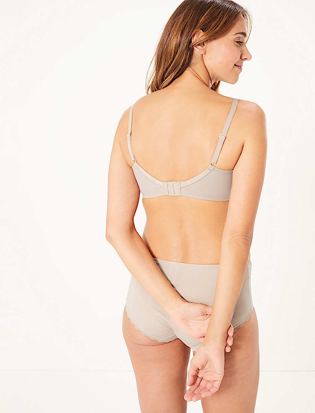 2 Pack Non-Wired Full Cup T-Shirt Bras AA-E