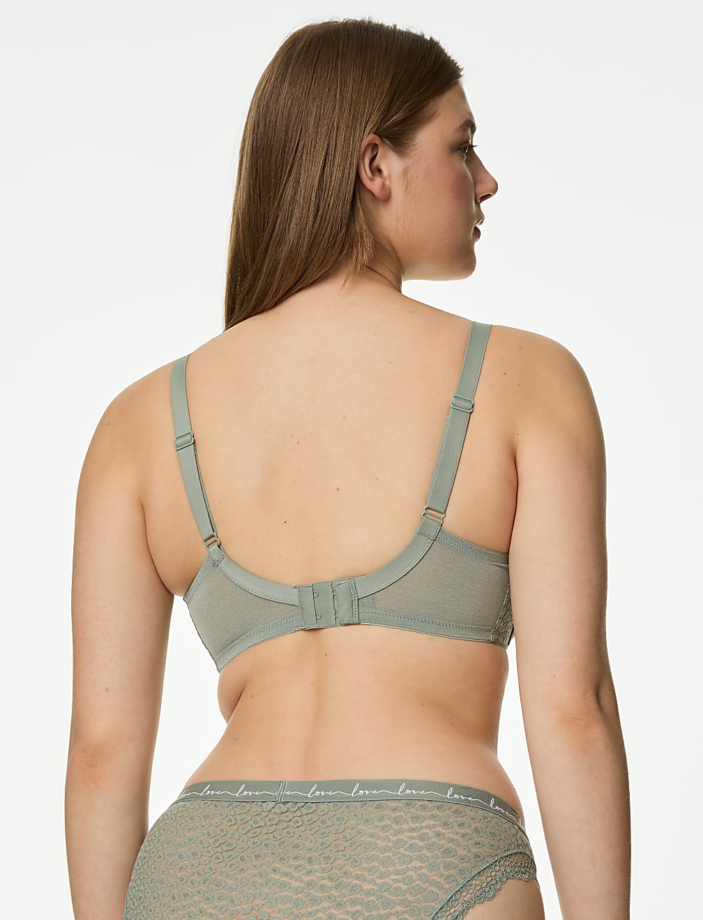3pk Padded Wired Plunge Bras F-H