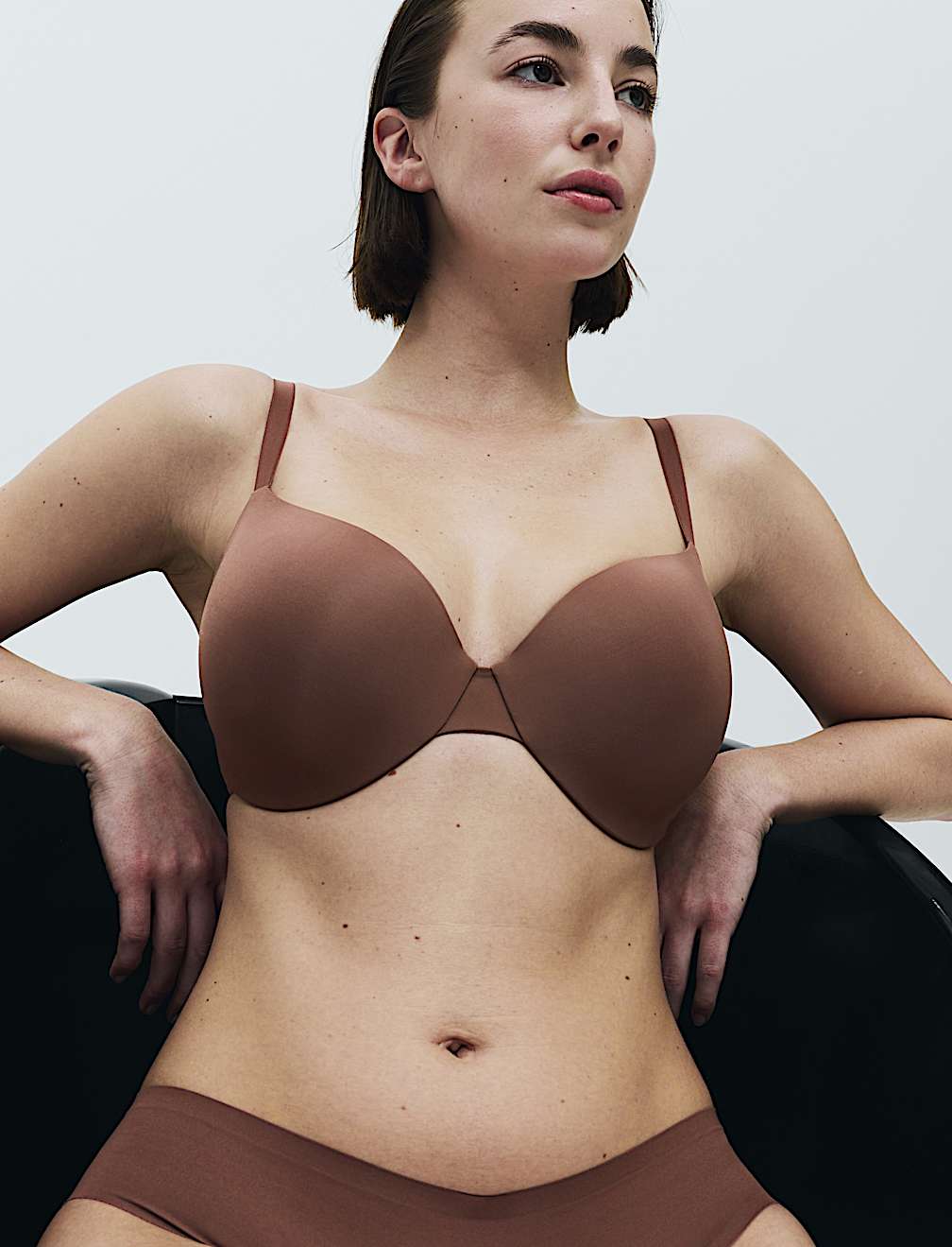 Body Invisibles&trade; Padded Wired Demi Cup Bra (F+)
