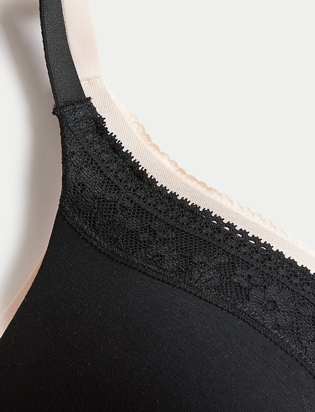 2 Pack Cotton Plain Sweetheart Neck Bra