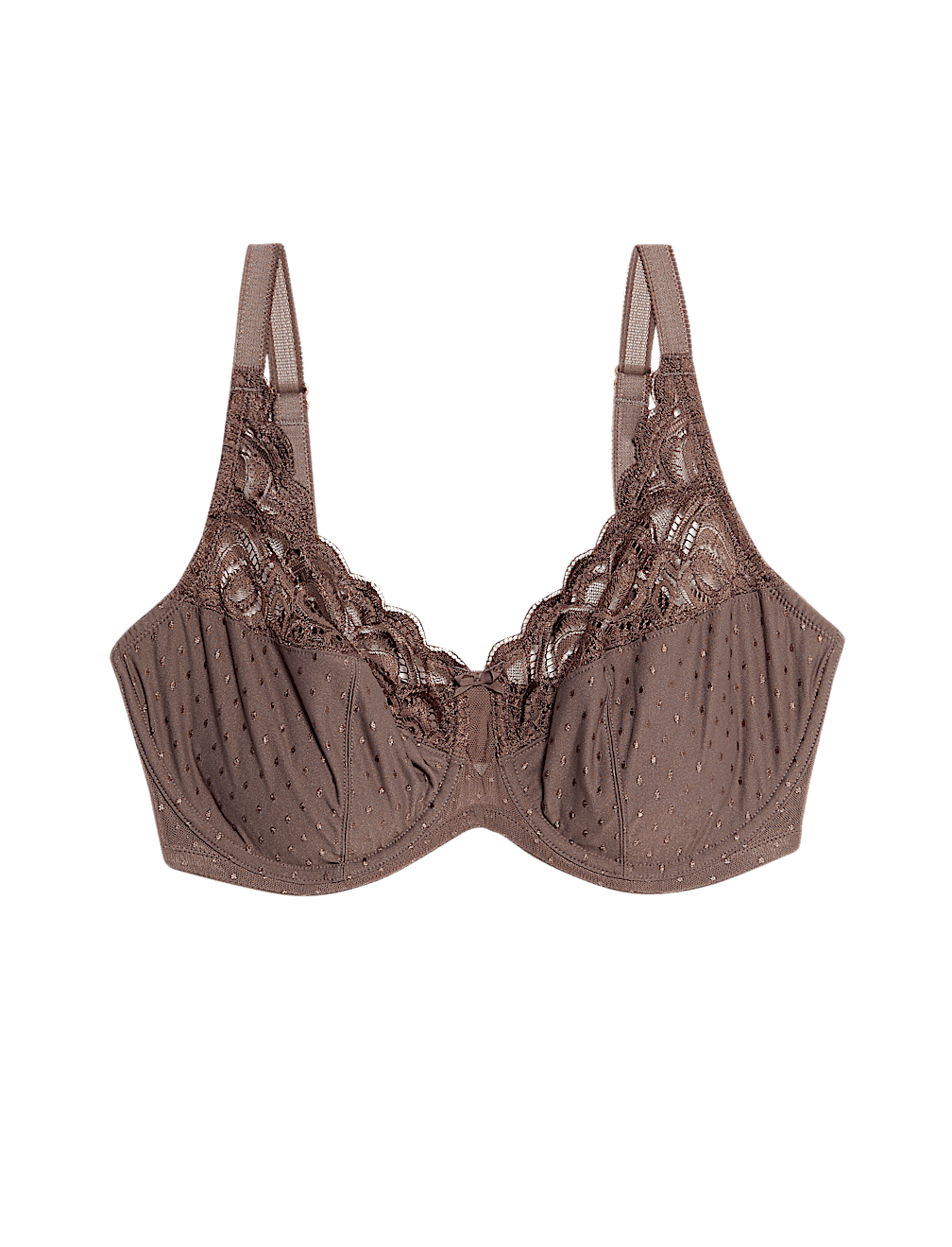 Amelia Lace Wired Full Cup Bra (F+)