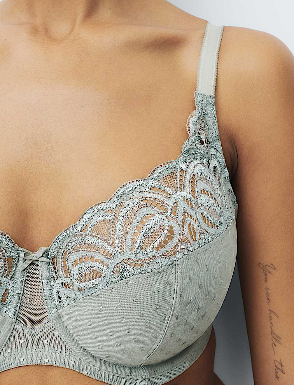 Amelia Lace Wired Full Cup Bra (F-J)