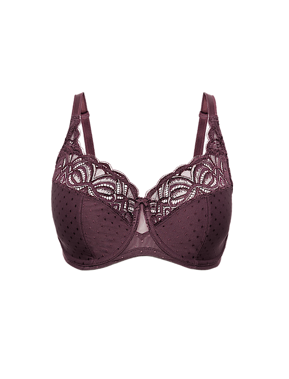 Amelia Lace Wired Full Cup Bra F-J