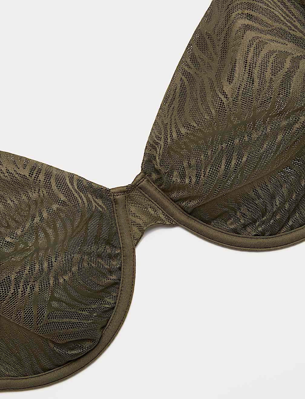 Body Lace Wired Demi Cup Bra F+